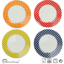 20.5cm Porcelain Salad Plate with Decal